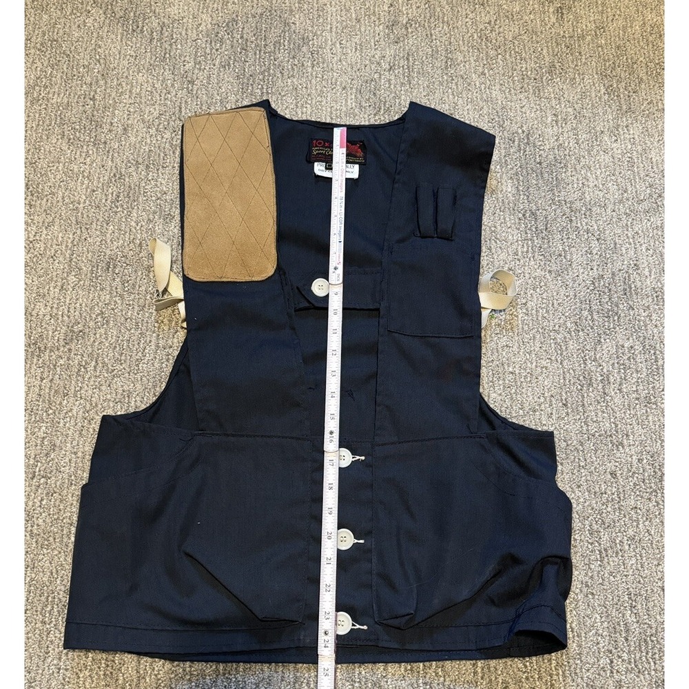 10-X America's Finest Sport clothing vest‎ Medium hunting fishing USA Vintage - Picture 8 of 8
